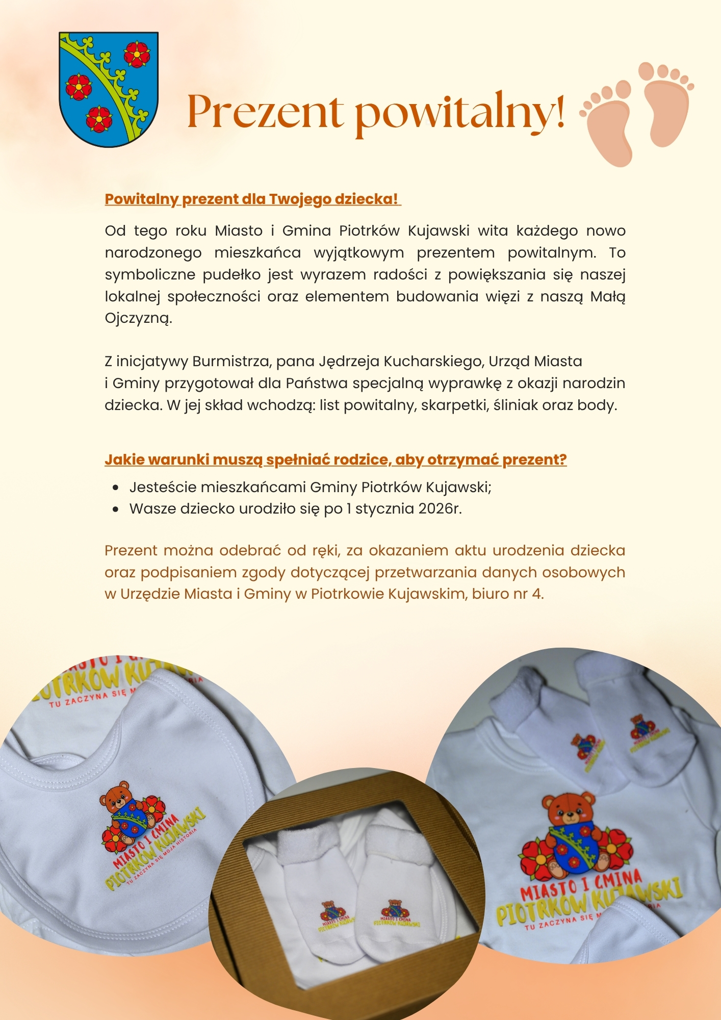 Powitalny prezent dla Twojego dziecka!